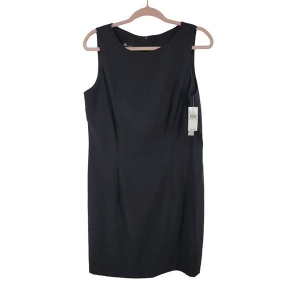 AB Studio Dresses & Skirts - AB Studio Black Sleeveless Shift Mini Dress 16 NWT